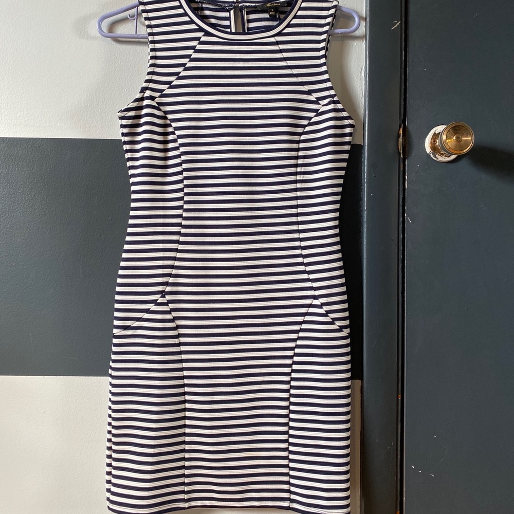 Monteau Striped Maxi Dress